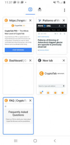 اسکرین شات برنامه CryptoTab Browser—world's first mining browser 7