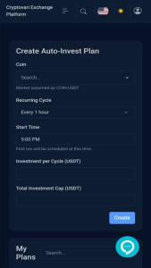 اسکرین شات 7 برنامه صرافی رمز ارز کریپتو واری