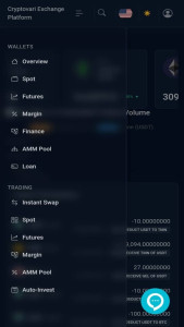 اسکرین شات 2 برنامه صرافی رمز ارز کریپتو واری