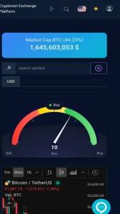 اسکرین شات 6 برنامه صرافی رمز ارز کریپتو واری