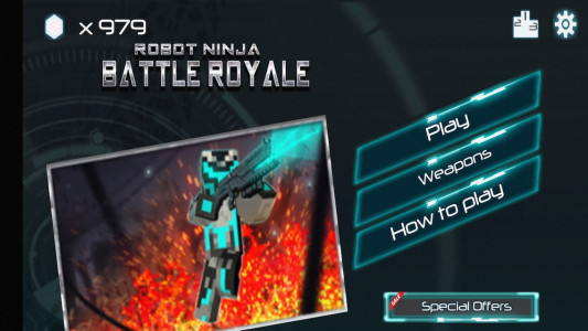 اسکرین شات بازی Robot Ninja Battle Royale 2