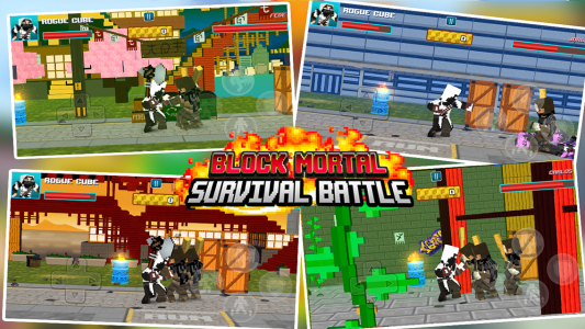 اسکرین شات 5 بازی Block Mortal Survival Battle