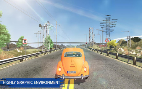 اسکرین شات بازی Beetle Classic Car: Speed Drifter 4
