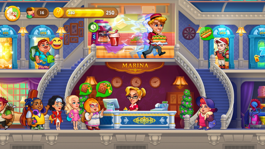 اسکرین شات 5 بازی Dream Hotel: Hotel Manager