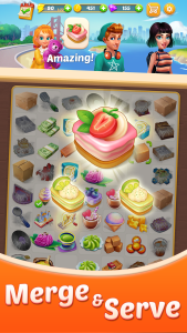 اسکرین شات 3 بازی Merge Cafe - Restaurant decor