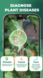 اسکرین شات 2 برنامه Planet - AI Plant Identifier