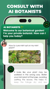 اسکرین شات 3 برنامه Planet - AI Plant Identifier