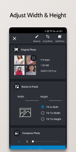اسکرین شات برنامه Image Resizer & Compressor 4