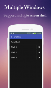 اسکرین شات برنامه Terminal, Shell for Android 3