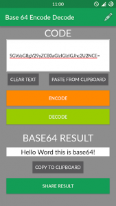 اسکرین شات برنامه Encode / Decode - Base 64 4
