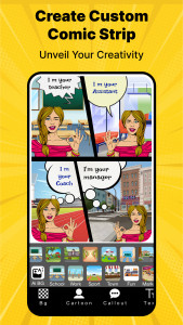 اسکرین شات 5 برنامه Cartoon Comic Strip Maker