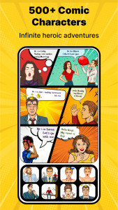 اسکرین شات 3 برنامه Cartoon Comic Strip Maker