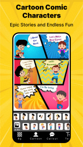 اسکرین شات 6 برنامه Cartoon Comic Strip Maker