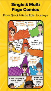 اسکرین شات 7 برنامه Cartoon Comic Strip Maker