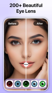 اسکرین شات 4 برنامه Change Hair And Eye Color