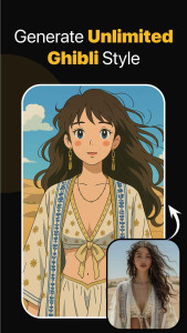 اسکرین شات 2 برنامه AI Anime Photo Editor