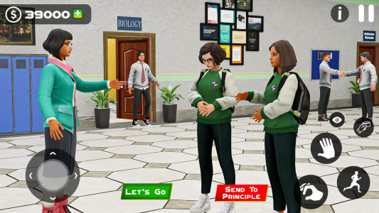 اسکرین شات 1 بازی High School Teacher Sim Life