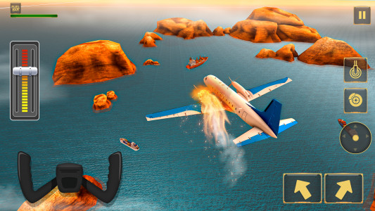 اسکرین شات بازی Plane Crash Landing Simulator 3