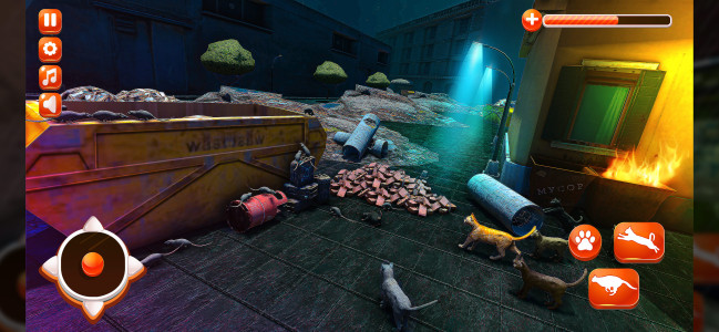 اسکرین شات 2 بازی Stray Cat Game City Simulator