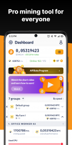 اسکرین شات برنامه CryptoTab Farm PRO 1