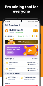 اسکرین شات 1 برنامه CryptoTab Farm PRO