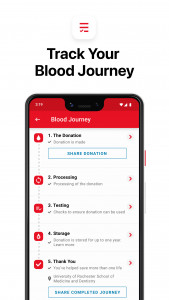 اسکرین شات 6 برنامه Blood Donor