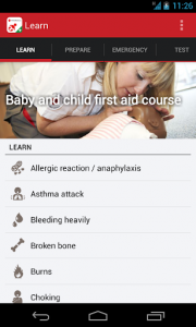 اسکرین شات برنامه Baby and Child First Aid 1