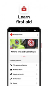 اسکرین شات برنامه First aid by British Red Cross 1