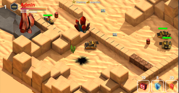 اسکرین شات بازی Block Tank Wars 3 6