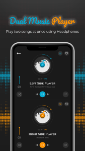 اسکرین شات 5 برنامه Split Music Player: Dual Audio
