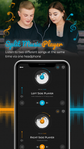 اسکرین شات برنامه Split Music Player: Dual Audio 1