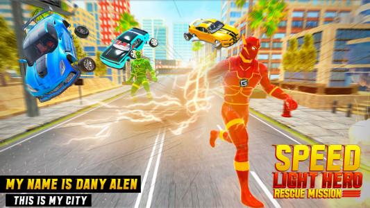 اسکرین شات بازی Flashhero Superhero Mission 3D 2