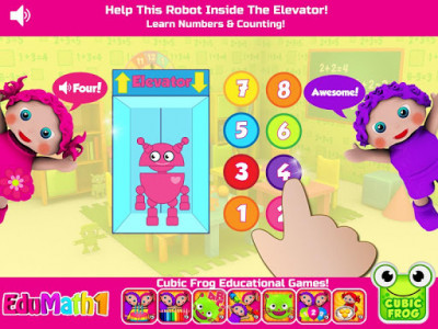 اسکرین شات بازی 123 Basic Number Counting Math Games-EduMath1 Kids 8