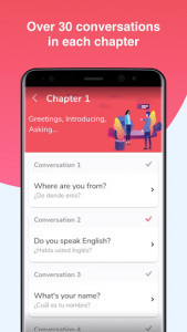 اسکرین شات برنامه English Conversation Practice - Cudu 2