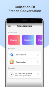 اسکرین شات برنامه French Conversation Practice - Cudu 2