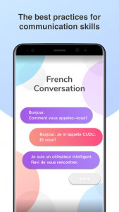 اسکرین شات برنامه French Conversation Practice - Cudu 1