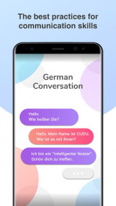 اسکرین شات برنامه German Conversation Practice - Cudu 1
