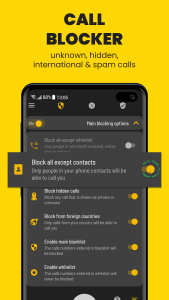 اسکرین شات 2 برنامه Call Blocker - Phone - ID