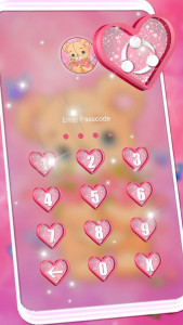 اسکرین شات برنامه Teddy Bear Pink Launcher Theme 4