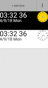 اسکرین شات برنامه Custom Clock (Date, Seconds Time Widget) 2