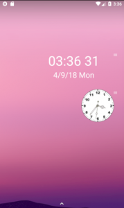 اسکرین شات برنامه Custom Clock (Date, Seconds Time Widget) 1