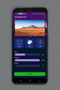اسکرین شات برنامه Crosshair Pro: Custom Scope 2