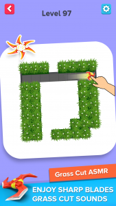 اسکرین شات بازی Grass Cut Master Relaxing Game 3