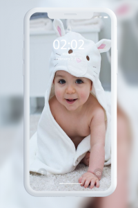 اسکرین شات برنامه Cute Baby Wallpaper 3