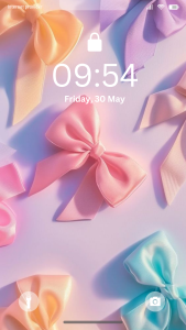 اسکرین شات 6 برنامه Bow Wallpaper Cute Backgrounds