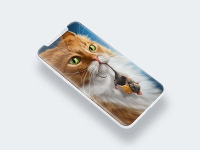 اسکرین شات برنامه Cute Cat Wallpaper 5