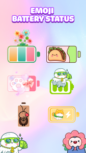 اسکرین شات 3 برنامه Emoji Battery Icon Customize