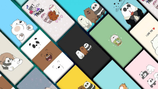 اسکرین شات برنامه Cute Bear Wallpapers 1