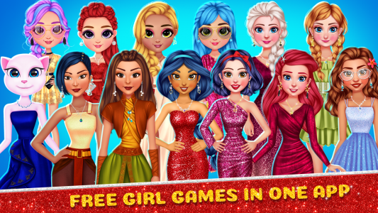 اسکرین شات بازی Cute Dressup: Games for Girls 1