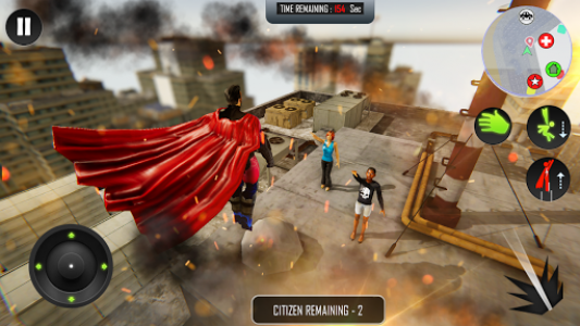 اسکرین شات بازی Flying Superhero Rope Power 3